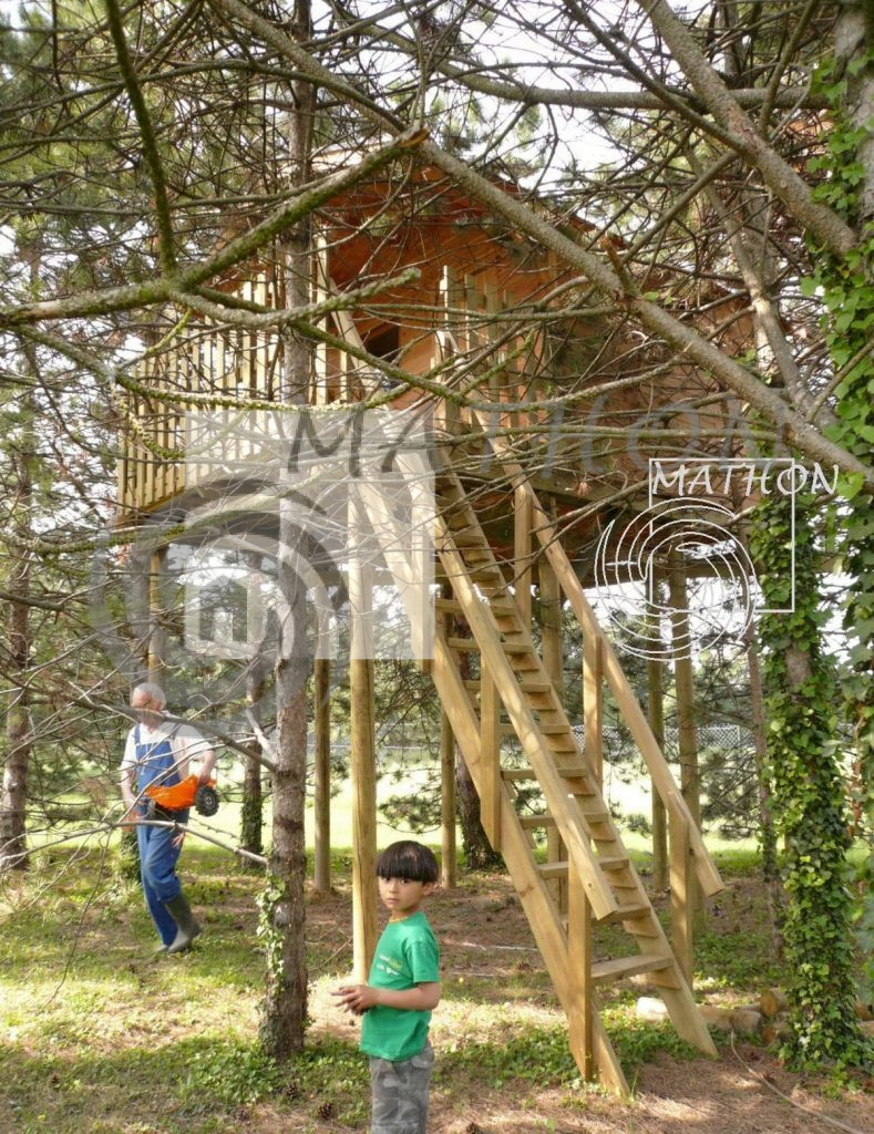 cabane en bois sur pilotis fabriquer en france